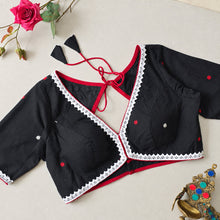 Black Jamdani Cotton blouse