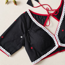Black Jamdani Cotton blouse