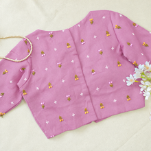Light Pink Double Zip Blouse