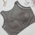 Ras Grey Mirror Work 1 Blouse