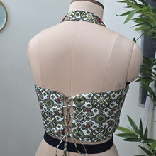 White Mirror Halter Blouse