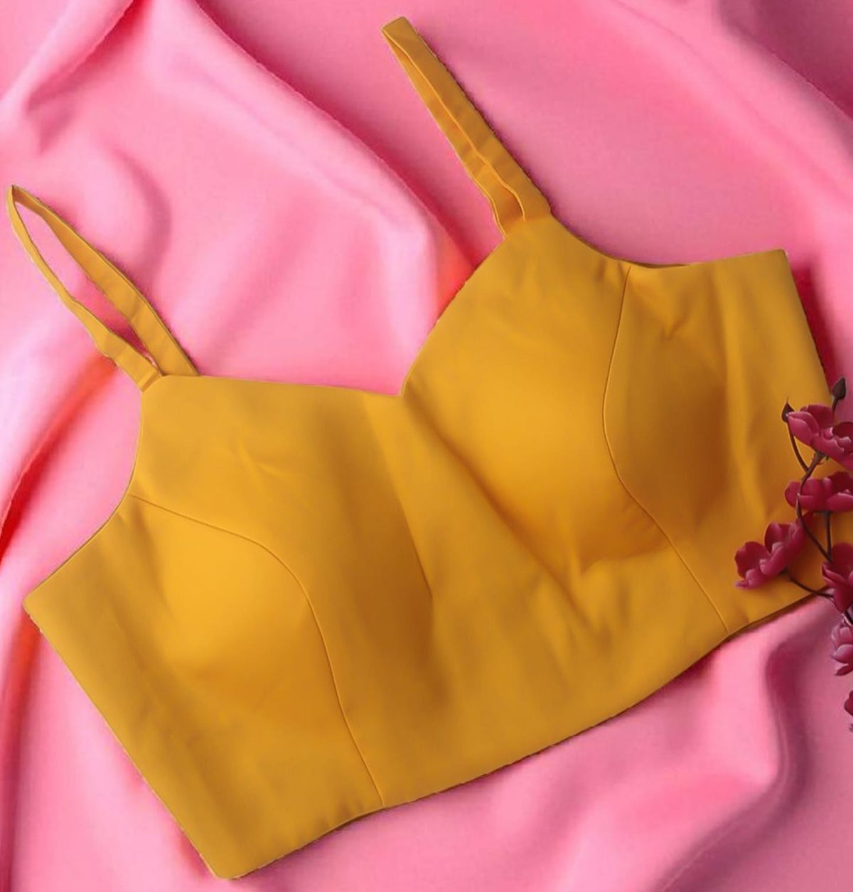 Yellow Spaghetti Blouse