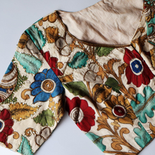 Peacock Pen Kalamkari Blouse