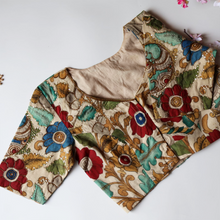 Peacock Pen Kalamkari Blouse