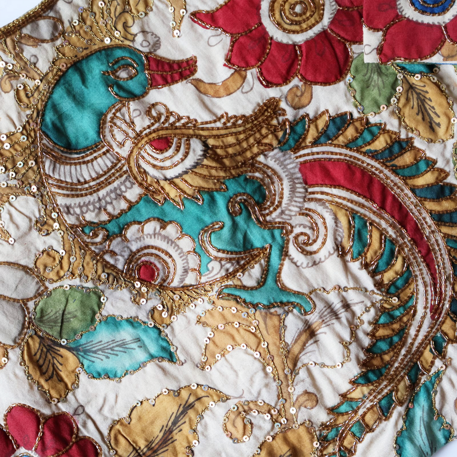 Peacock Pen Kalamkari Blouse