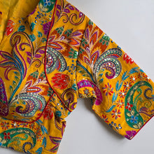 Kairi Yellow Floral Blouse